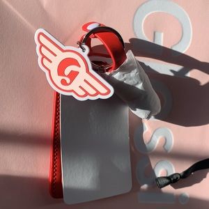 Glossier DC luggage tag brand new